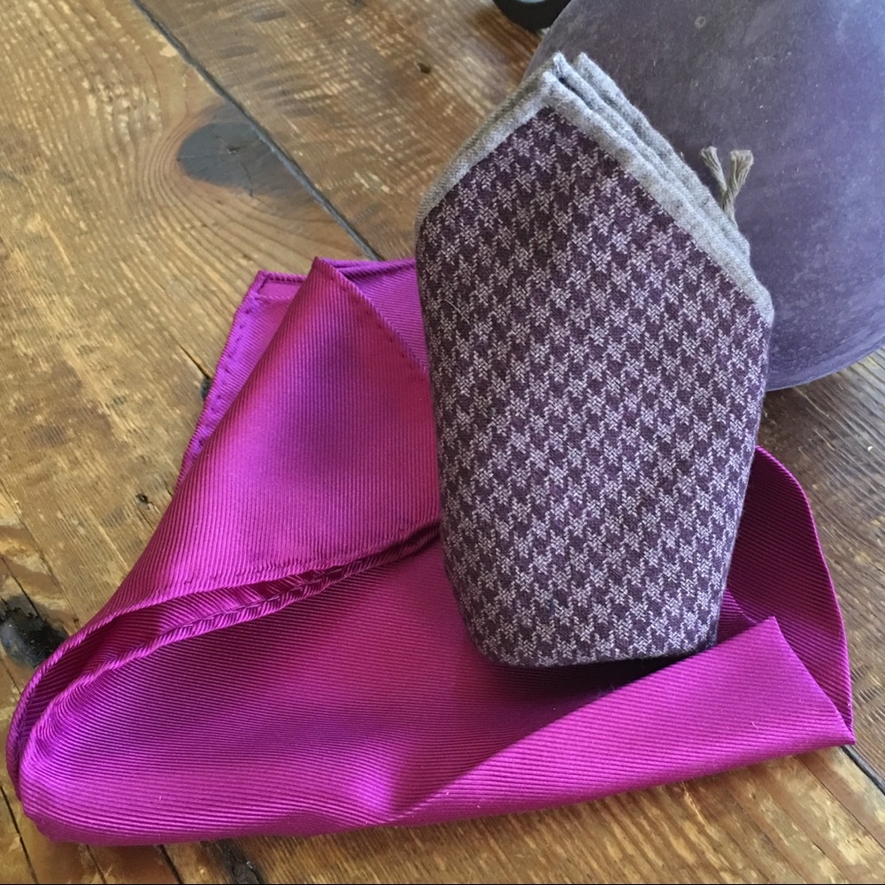 Platinum Eleventy Wool Square & Silk Square